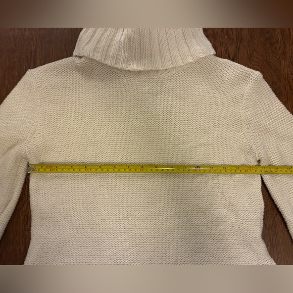Madewell White Turtleneck Knit Sweater- Size XS - Picture 7 of 9